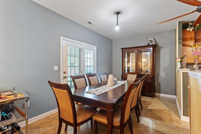 6001 Winged Willet Ct, Wendell, NC 27591 - dining area with baseboards and light tile patterned floors