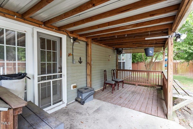 6001 Winged Willet Ct, Wendell, NC 27591 - view of wooden terrace