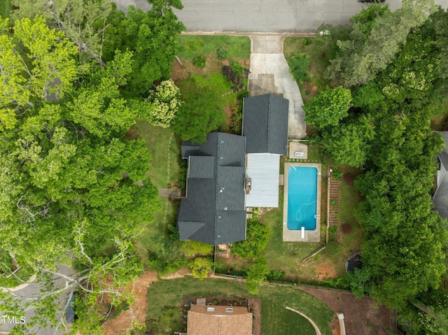 3516 Swift Dr, Raleigh, NC 27606 - bird's eye view of a pool