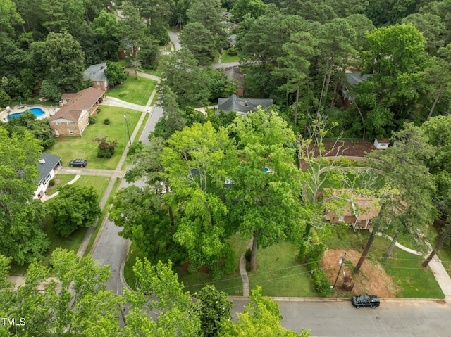 3516 Swift Dr, Raleigh, NC 27606 - aerial view of a pool