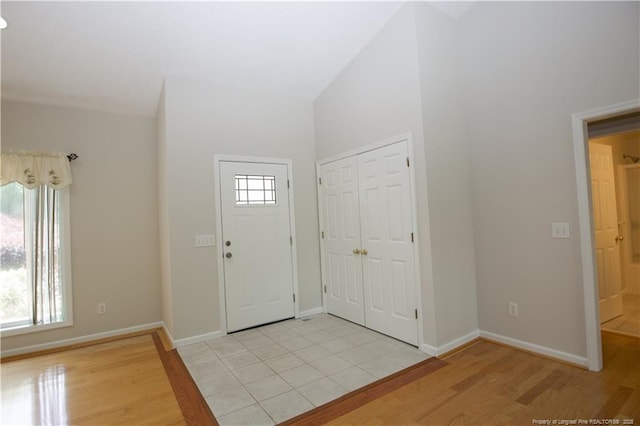38 Windsong Pl, Whispering Pines, NC 28327 - foyer entrance with light wood finished floors