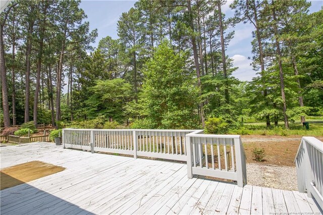 38 Windsong Pl, Whispering Pines, NC 28327 - view of wooden terrace