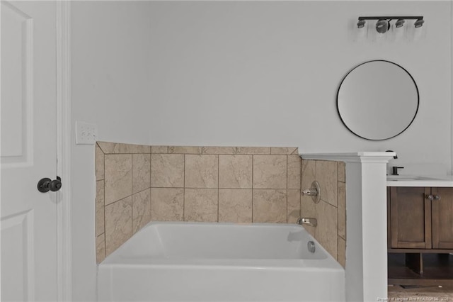 123 John St, Fayetteville, NC 28305 - full bathroom featuring a bath and vanity