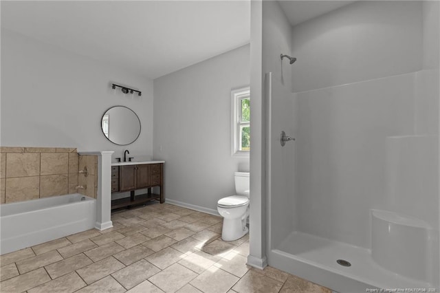 123 John St, Fayetteville, NC 28305 - full bath with vanity, a bath, and a shower