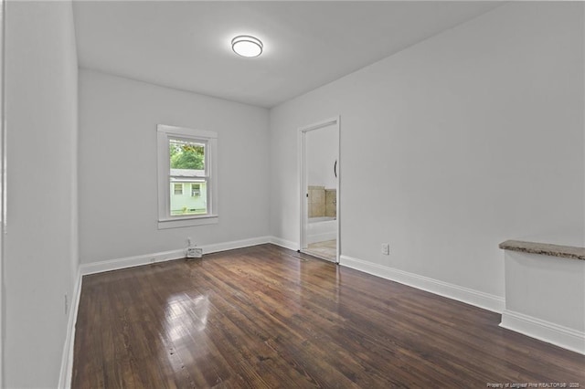123 John St, Fayetteville, NC 28305 - spare room featuring wood finished floors
