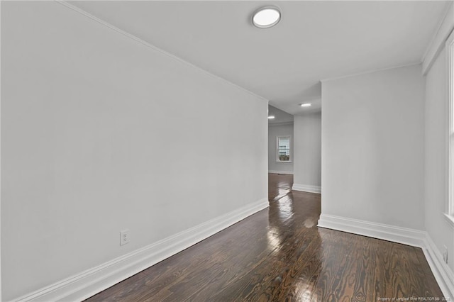 123 John St, Fayetteville, NC 28305 - empty room with dark wood-style floors and recessed lighting