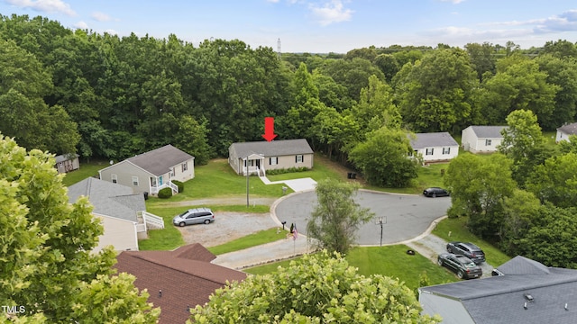 427 Elm Ct, Burlington, NC 27217 - aerial perspective of suburban area