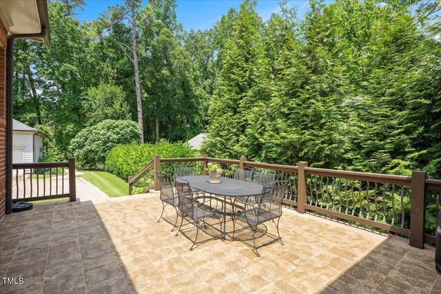 1313 Duplin Rd, Raleigh, NC 27607 - view of patio / terrace featuring outdoor dining area