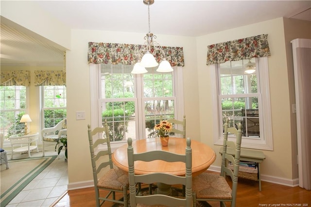 957 Blackeyed Susan Pl, Vass, NC 28394 - dining area with healthy amount of natural light and light wood-type flooring