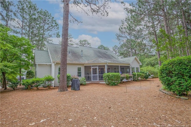 957 Blackeyed Susan Pl, Vass, NC 28394 - back of house featuring a sunroom
