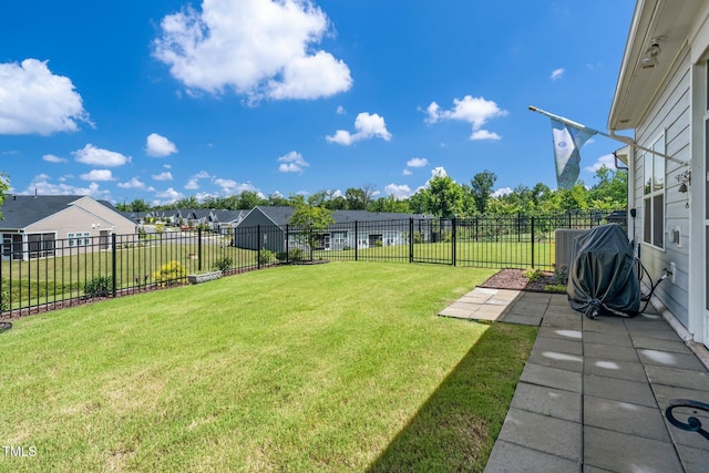 1247 White Flint Cir, Durham, NC 27703 - fenced backyard with a residential view