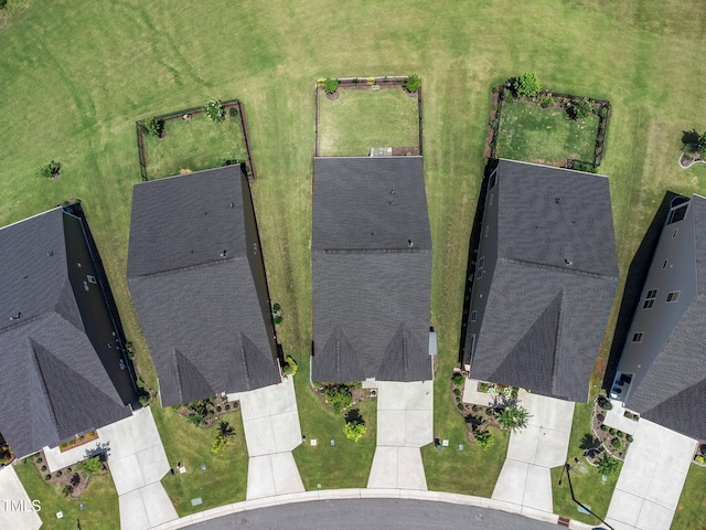 1247 White Flint Cir, Durham, NC 27703 - bird's eye view