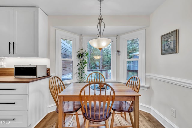 7917 Featherstone Dr, Raleigh, NC 27615 - dining room featuring healthy amount of natural light and light wood-style floors