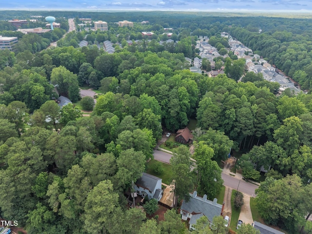 7917 Featherstone Dr, Raleigh, NC 27615 - aerial view of property's location featuring a forest
