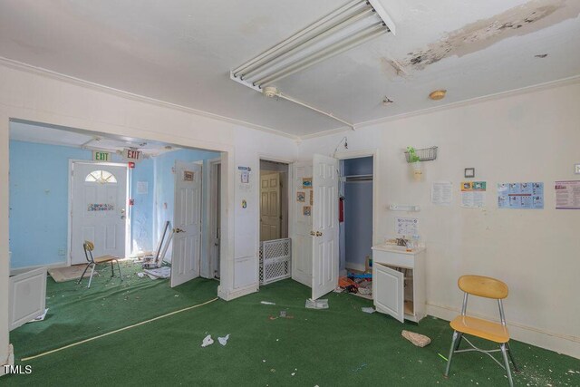 301 N King Charles Rd, Raleigh, NC 27610 - miscellaneous room featuring carpet floors