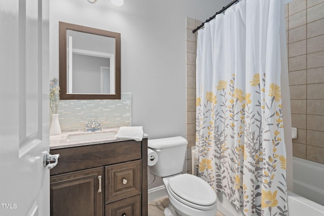 200 Woodvale Way, Fuquay Varina, NC 27526 - full bath with vanity, shower / bath combination with curtain, and tasteful backsplash
