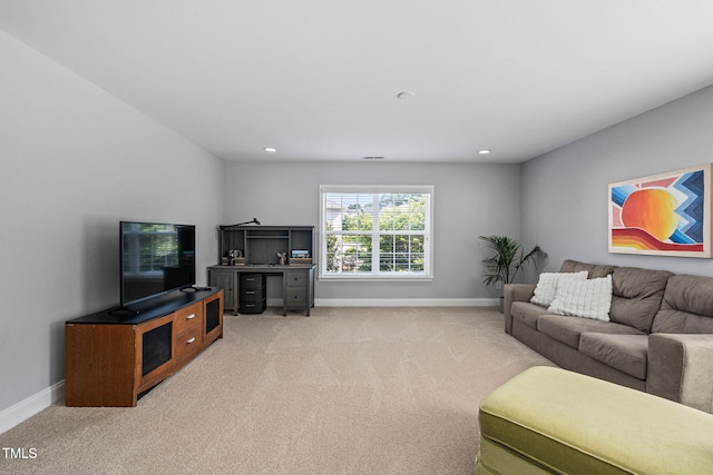 200 Woodvale Way, Fuquay Varina, NC 27526 - living area with light carpet and recessed lighting