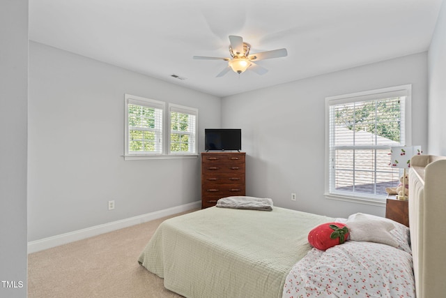 200 Woodvale Way, Fuquay Varina, NC 27526 - carpeted bedroom featuring baseboards and a ceiling fan