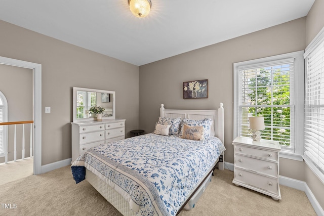 124 Kingsport Rd, Holly Springs, NC 27540 - bedroom with light carpet and multiple windows