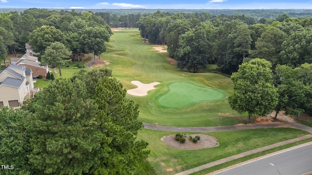 124 Kingsport Rd, Holly Springs, NC 27540 - aerial overview of property's location with a golf course