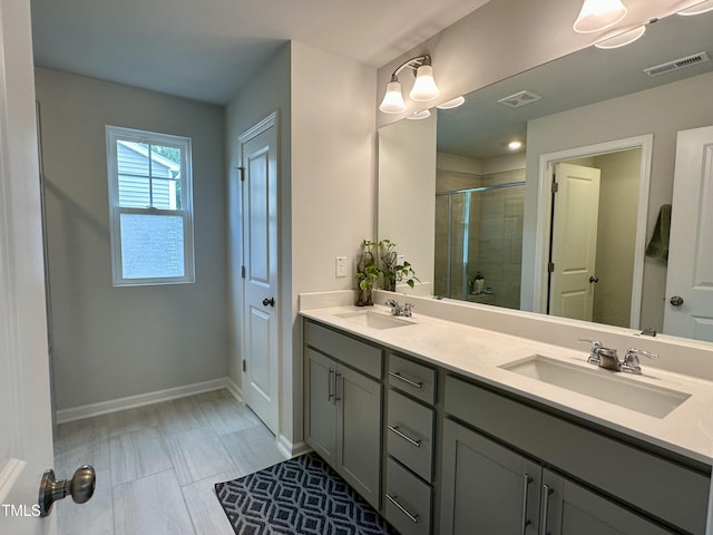 2417 Tobacco Root Dr, Raleigh, NC 27616 - full bath with a shower stall and double vanity