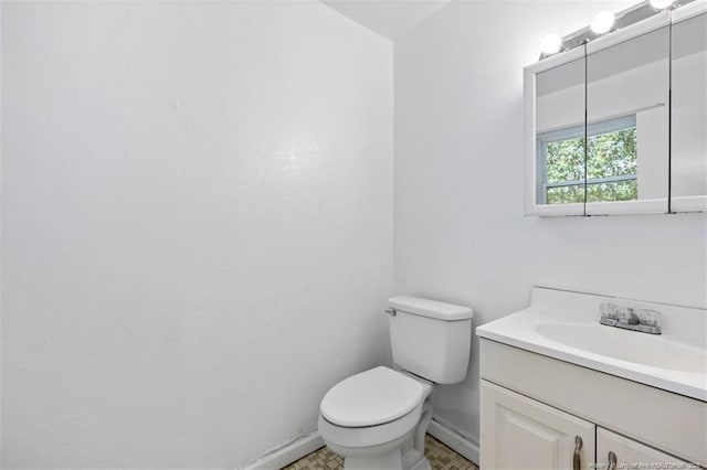 6547 Amanda Cir, Fayetteville, NC 28304 - half bathroom featuring vanity and toilet