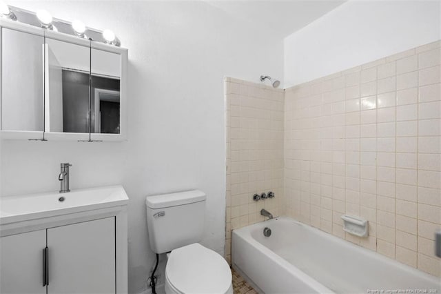 6547 Amanda Cir, Fayetteville, NC 28304 - bathroom with vanity and shower / bath combination