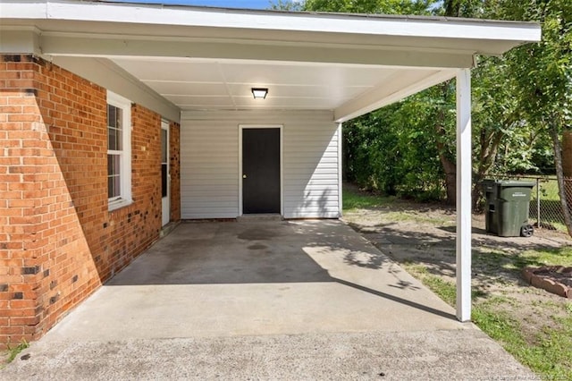 6547 Amanda Cir, Fayetteville, NC 28304 - view of patio / terrace featuring a carport
