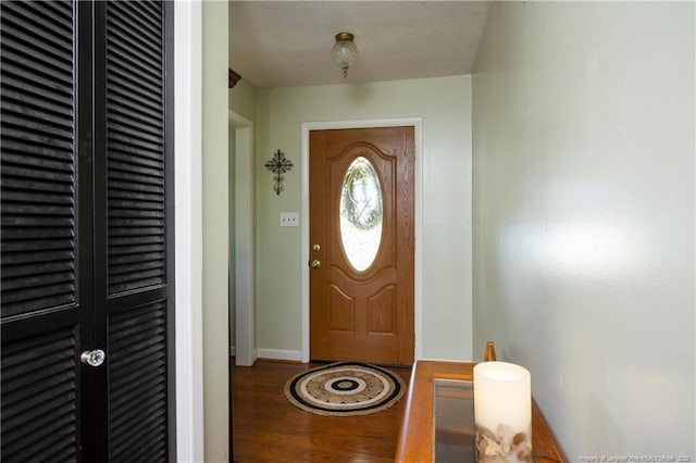 6733 Newton Grove Hwy, Newton Grove, NC 28366 - foyer entrance featuring wood finished floors and baseboards