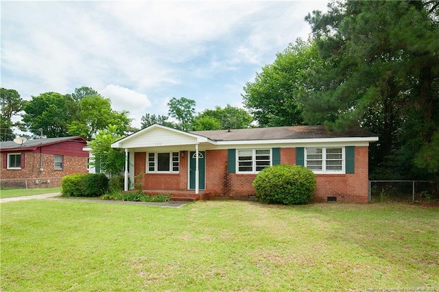 6310 Glenlea Cir, Fayetteville, NC 28314 - ranch-style house featuring crawl space and brick siding