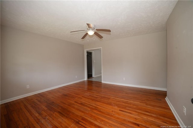 6310 Glenlea Cir, Fayetteville, NC 28314 - unfurnished room with ceiling fan, wood finished floors, and a textured ceiling