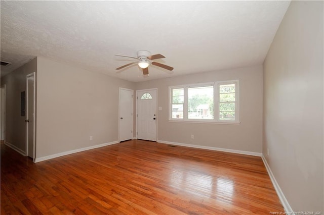 6310 Glenlea Cir, Fayetteville, NC 28314 - entrance foyer featuring ceiling fan and wood finished floors