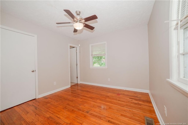 6310 Glenlea Cir, Fayetteville, NC 28314 - unfurnished bedroom featuring light wood-style floors and ceiling fan