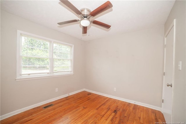 6310 Glenlea Cir, Fayetteville, NC 28314 - empty room featuring light wood-style flooring and ceiling fan