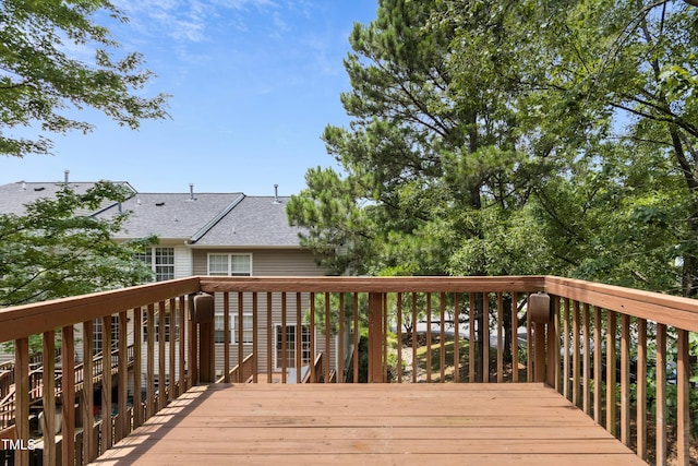 5545 Crabtree Park Ct, Raleigh, NC 27612 - view of wooden terrace