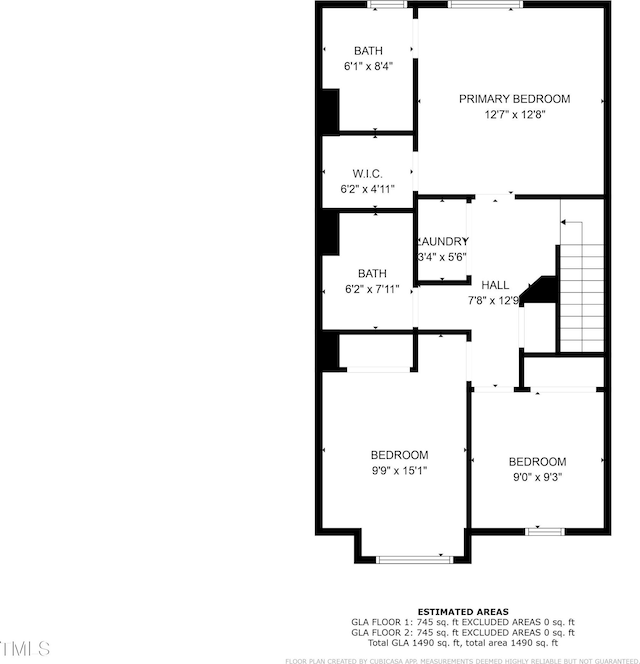 3408 Sosa Rd, Raleigh, NC 27610 - view of home floor plan