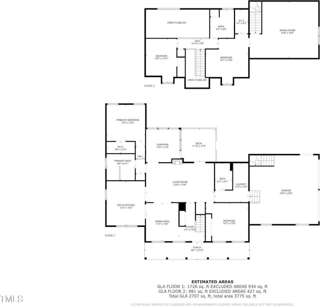 541 Mallie Pearce Rd, Zebulon, NC 27597 - view of floor plan / room layout