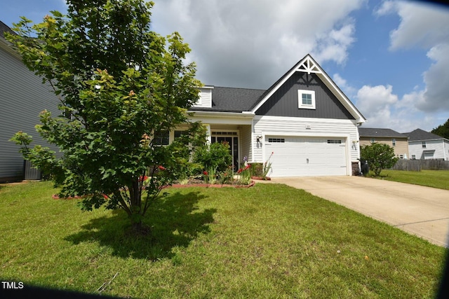 83 Mariners Point Way, Garner, NC 27529 - craftsman-style home featuring concrete driveway, a garage, and a front yard