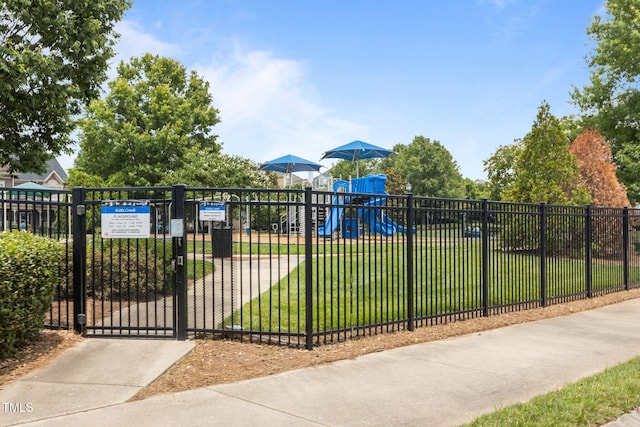 1172 Pemberly Ave, Morrisville, NC 27560 - view of property's community with a gate