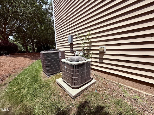 2228 Cedar Grove Dr, Durham, NC 27703 - exterior view of a central AC unit