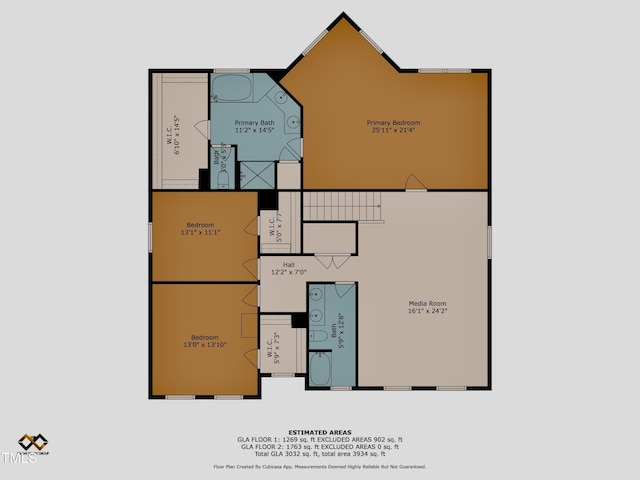 2228 Cedar Grove Dr, Durham, NC 27703 - view of home floor plan