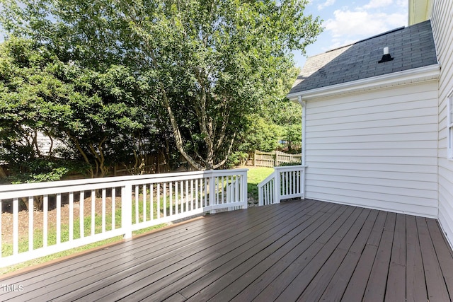 202 Chapel Valley Ln, Apex, NC 27502 - view of wooden terrace
