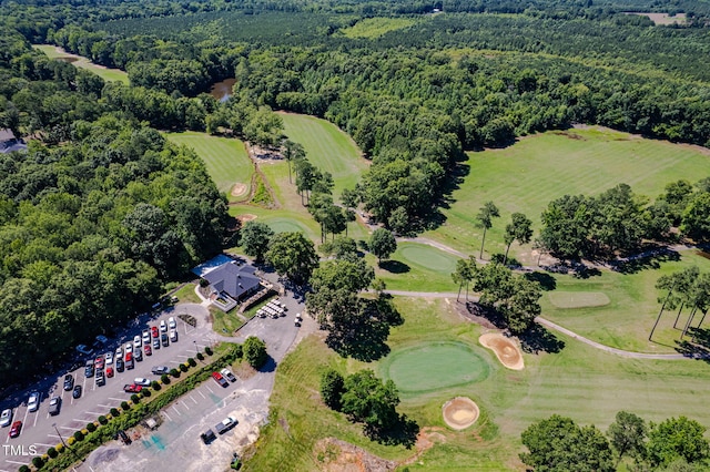 1176 Sagamore Dr, Louisburg, NC 27549 - drone / aerial view of a forest and a golf club