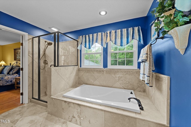 116 Lost Tree Ln, Cary, NC 27513 - ensuite bathroom featuring a garden tub and a stall shower