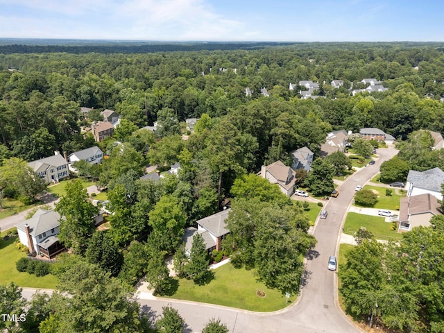 116 Lost Tree Ln, Cary, NC 27513 - aerial view of residential area with a heavily wooded area