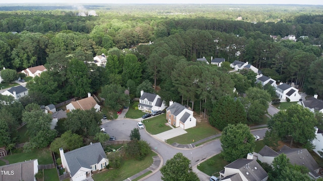 5200 Fieldwood Ct, Raleigh, NC 27616 - aerial overview of property's location featuring a forest and nearby suburban area