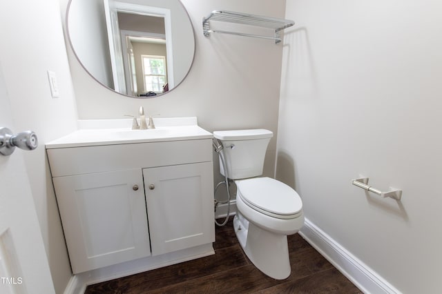 5200 Fieldwood Ct, Raleigh, NC 27616 - bathroom featuring vanity and wood finished floors