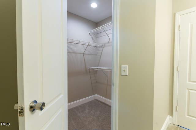 5200 Fieldwood Ct, Raleigh, NC 27616 - walk in closet featuring carpet