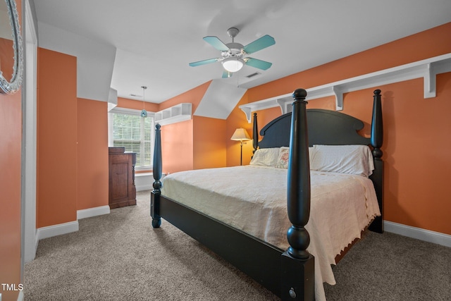 8116 Mosby Way, Willow Springs, NC 27592 - carpeted bedroom with baseboards and ceiling fan