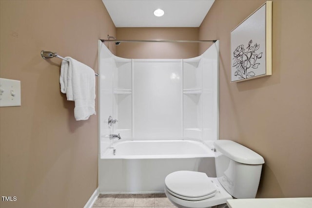 504 Gumview Cir, Fuquay Varina, NC 27526 - bathroom featuring  shower combination and tile patterned flooring